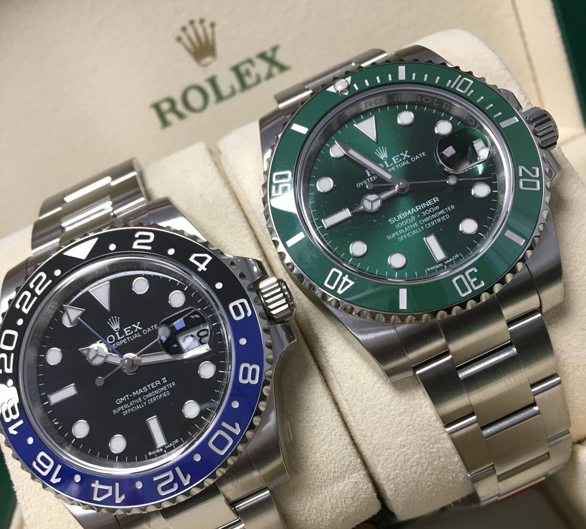 Rolex Hulk and Rolex Batman Comparison - Watch Investor